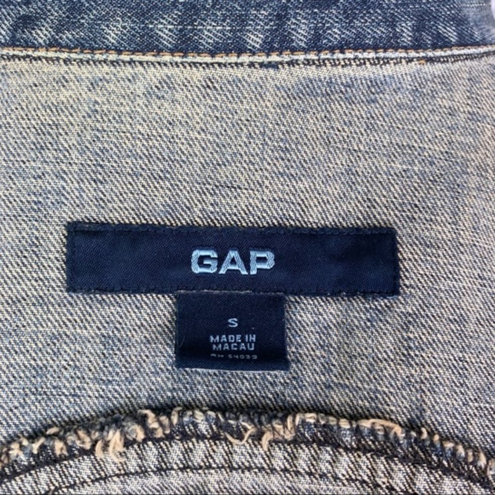 GAP Vintage Denim Jean Jacket Small - Picture 6 of 8